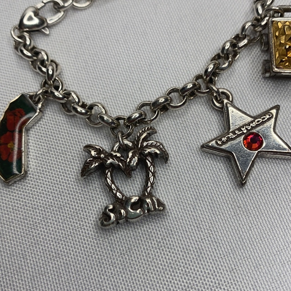 Brighton California charm Bracelet 8 1/2" - Picture 8 of 9